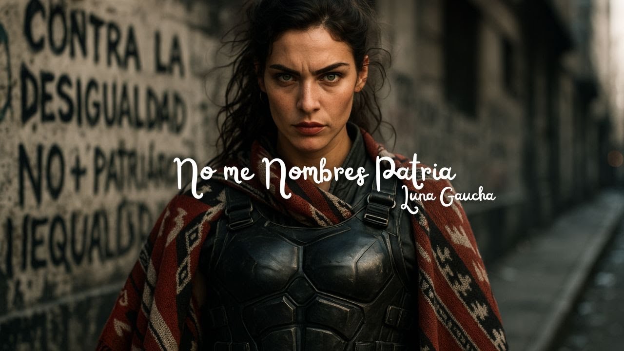 NO ME NOMBRES PATRIA | Luna Gaucha (Visualizer Oficial)