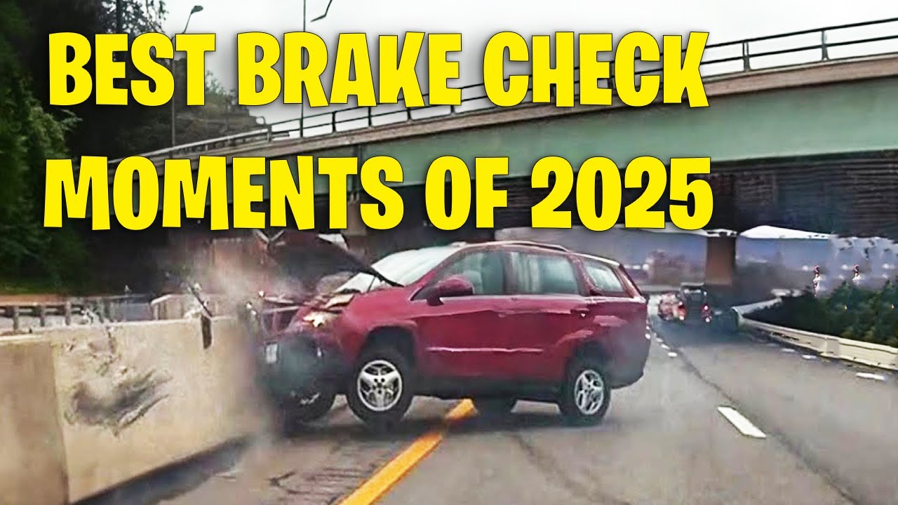 BEST BRAKE CHECK MOMENTS OF 2025 - BRAKE CHECKERS Getting What They Deserve