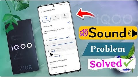 How to Fix Sound Problem on iqoo z10r / IQOO Z10R Speaker Not Working