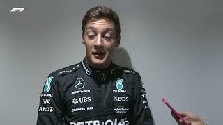 George Russell | Post-FP Interview | 2022 Belgian Grand Prix