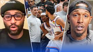 Boogie, Chandler & Lou on Thunder-Wizards Fight!! AGREE with NBA Suspensions???