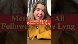 Helle Lyng Has a Message for All Followers #hellelyng #pmmodi #youtubeshorts #narendramodi
