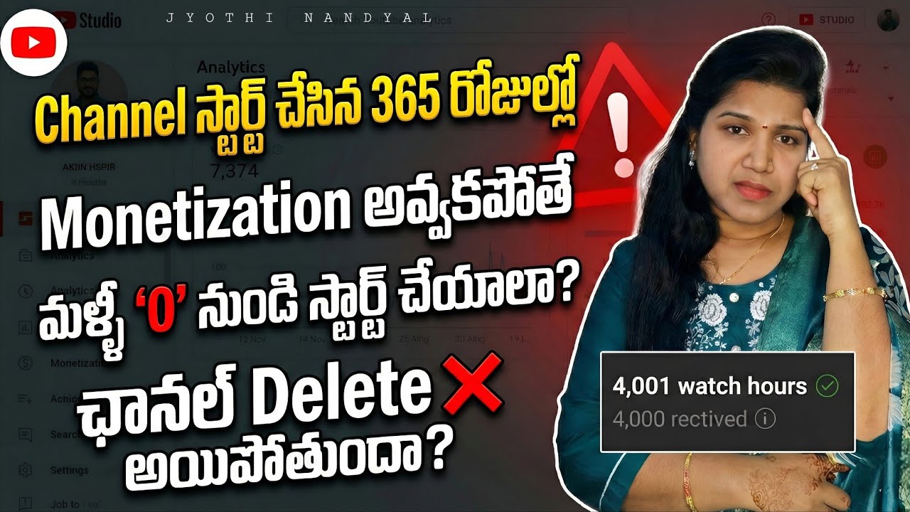 ఛానల్ పెట్టి 1 Year దాటిందా? Watch Time తగ్గిపోతుందా? | YouTube Monetization Rules 2026 
