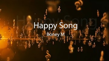 Thumbnail of Boney M. Happy Song lyrics.