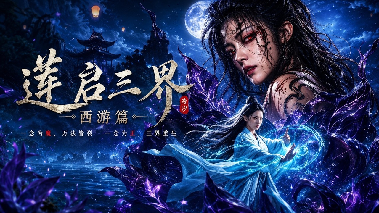 【高清全集】《莲启三界：西游篇》 #逆袭 #爱情 #甜宠 #反转 #热门短剧 #drama #爽剧 #電影 #精彩影视 #AI短剧
