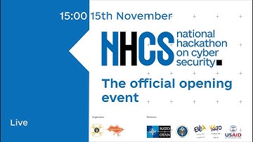 The official opening event of the National hackathon on cybersecurity (English stream)