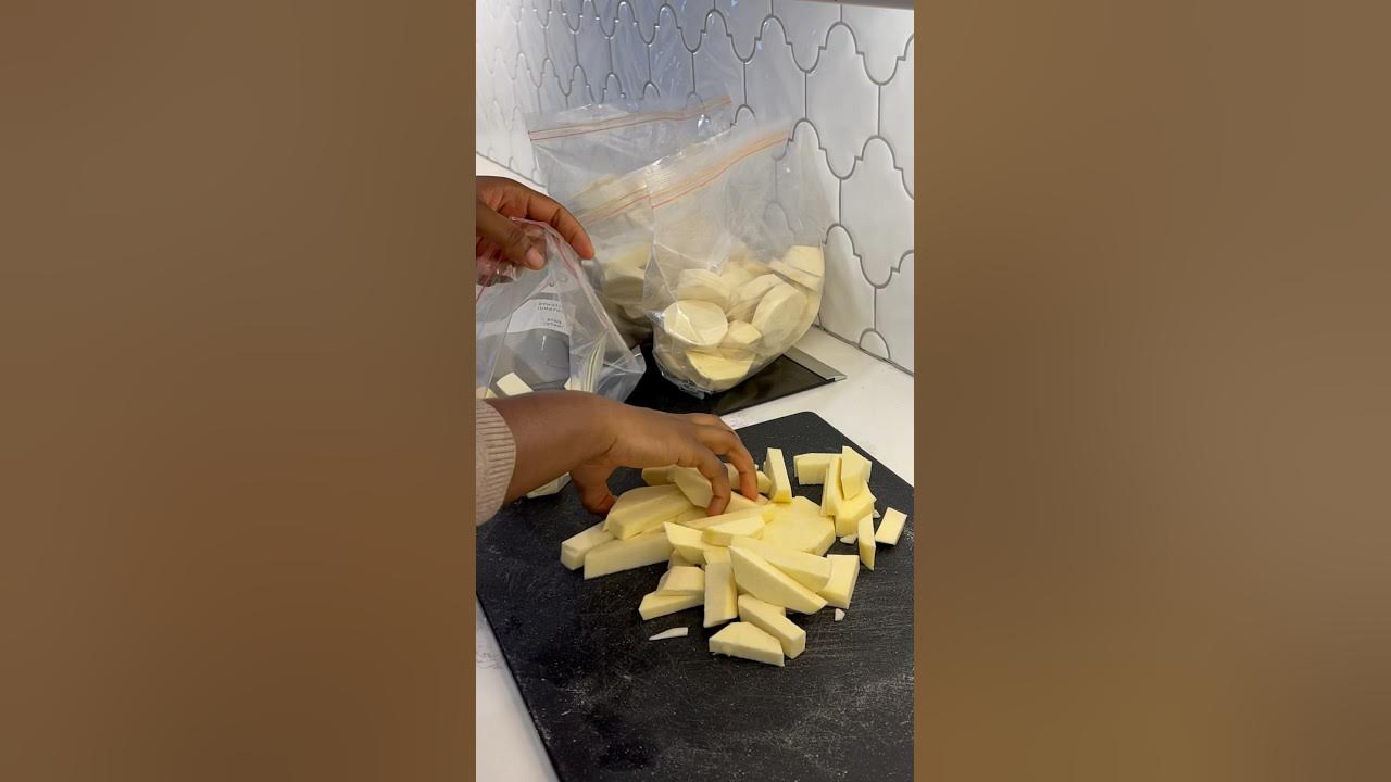 Do you know you can freeze yams to preserve them? Ghana yams !😍 hack 