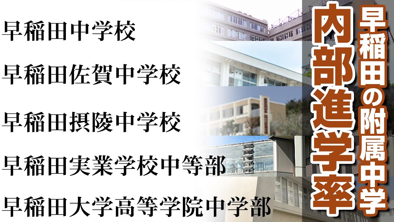 サピックス 早大学院 早稲田 早稲田実業 早稲田大学高等学院中学