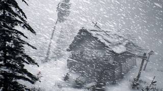 Living in a mysterious cozy hut during a BRUTAL GRAND SNOW STORM. Winter in Sweden for sleeping