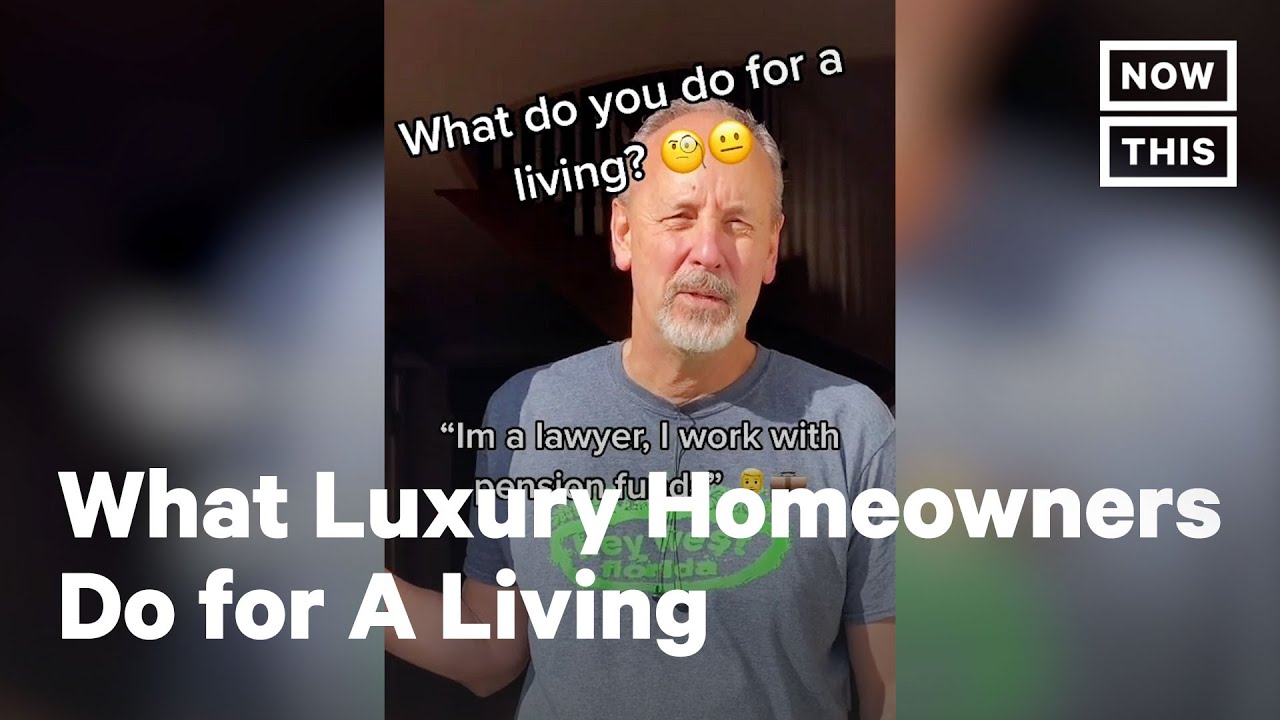 TikToker Asks Homeowners What They Do for a Living - YouTube