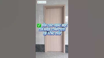 Bàn giao hạng mục cửa nhựa Composite tại Đồng Tháp ✅Chất lượng – Thẩm mỹ – Đúng tiến độ #cuanhua
