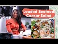 HOW TO MAKE LOADED SEAFOOD CAESAR SALAD| JUKE JOINT SUMMER SERIES!