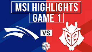 HLE vs G2 Highlights Game 1 | MSI 2026 Bracket Stage | Hanwha Life Esports vs G2 Esports