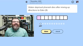 Minute Cryptic Nov 7th, 2025 #wordgames #crypticcrossword #crossword