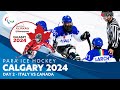 Day 2 | Italy vs Canada | Calgary 2024 | World Para Ice Hockey Championships A-Pool