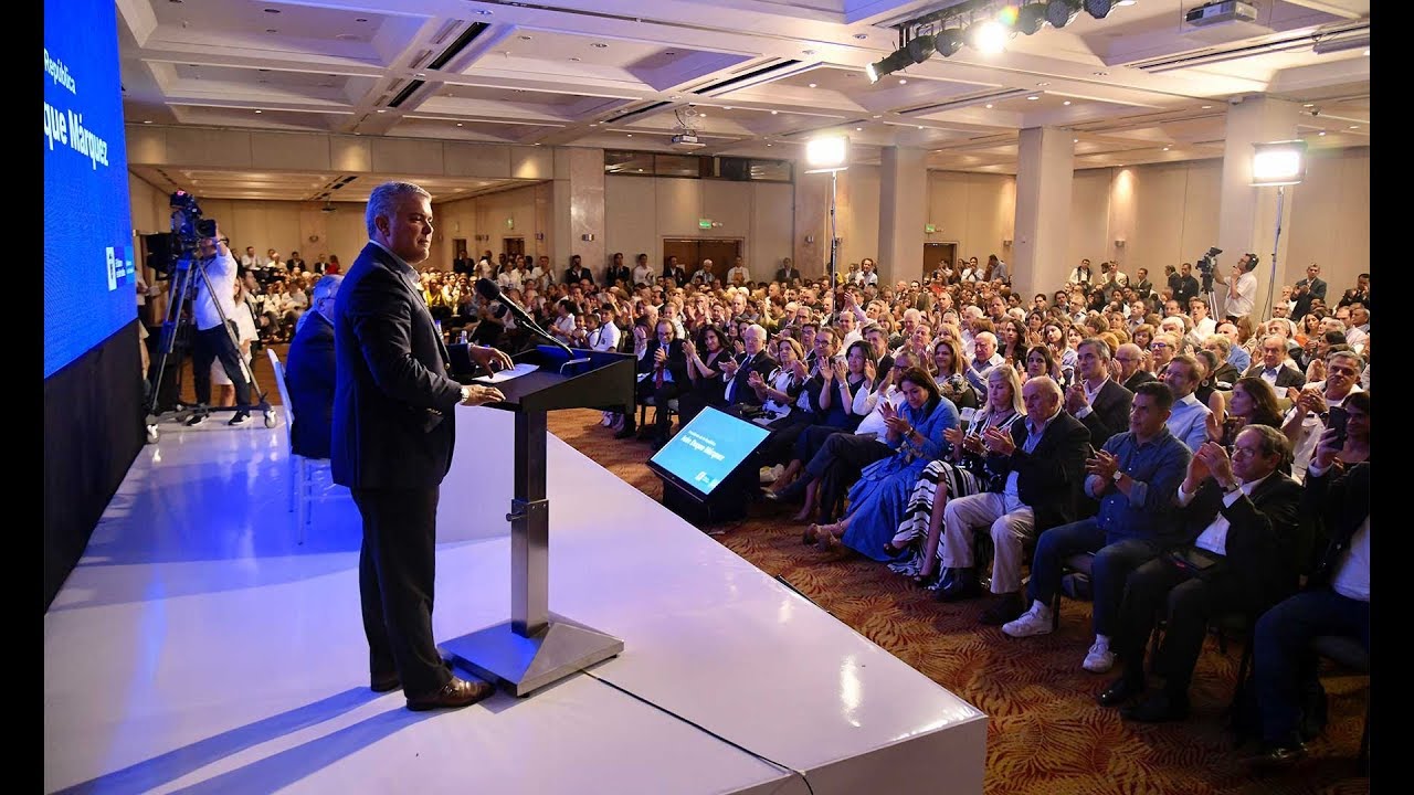 Presidente Duque durante el encuentro con empresarios del Valle del Cauca -  11 de diciembre de 2019 - YouTube