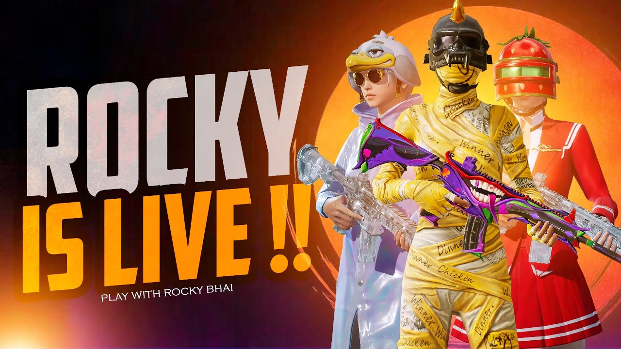 🔴LIVE: BGMI TELUGU LIVE STREAM (ROCKY LEGEND LIVE) | 