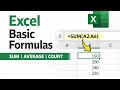 Excel Basic Formula for Beginners 