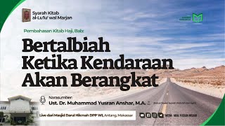 Bertalbiah Ketika Kendaraan Akan Berangkat