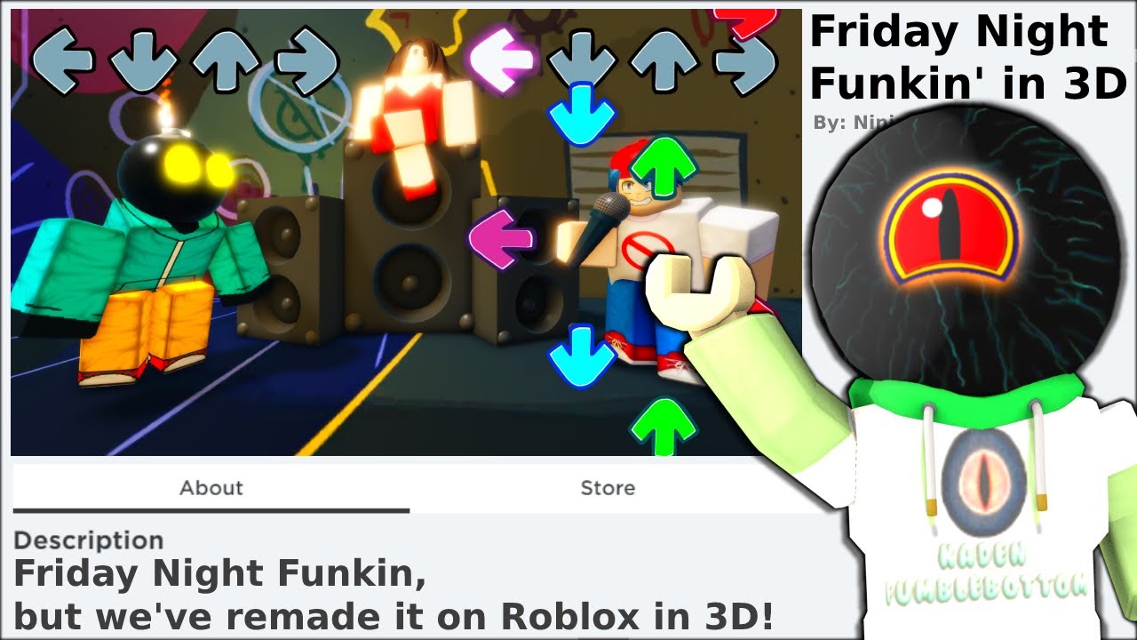 I recreated some skins of FNF on roblox : r/FridayNightFunkin