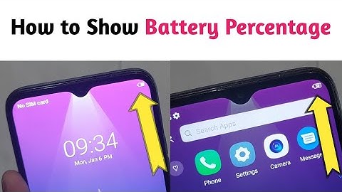 How to Show Battery Percentage in Tecno Spark Go 2021 | Unlock Point.