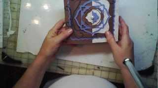 Interlocking gatefold card