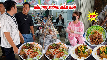 Bún Thịt Nướng Cuốn Mắm Củ Kiểu 50k  Lạ Mà Ngon Ở Sài Gòn