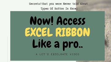 How to access Ribbon with Keyboard