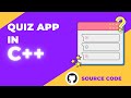 Quiz App | Complete C++ Project with source code | Urdu/Hindi