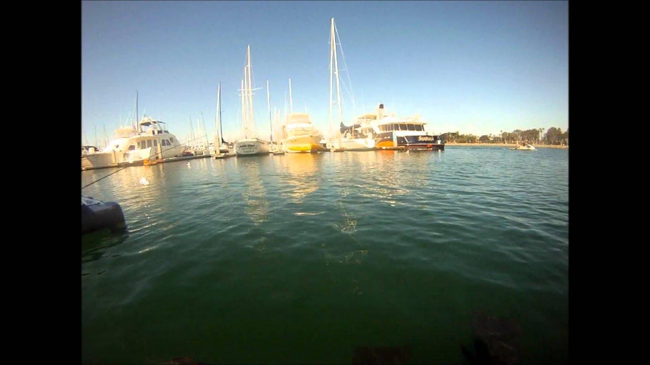 Power Fishing Crew Float Tubing San Diego Bay Thanks to Fishermans