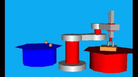 Robot SCARA Animación RoboWorks