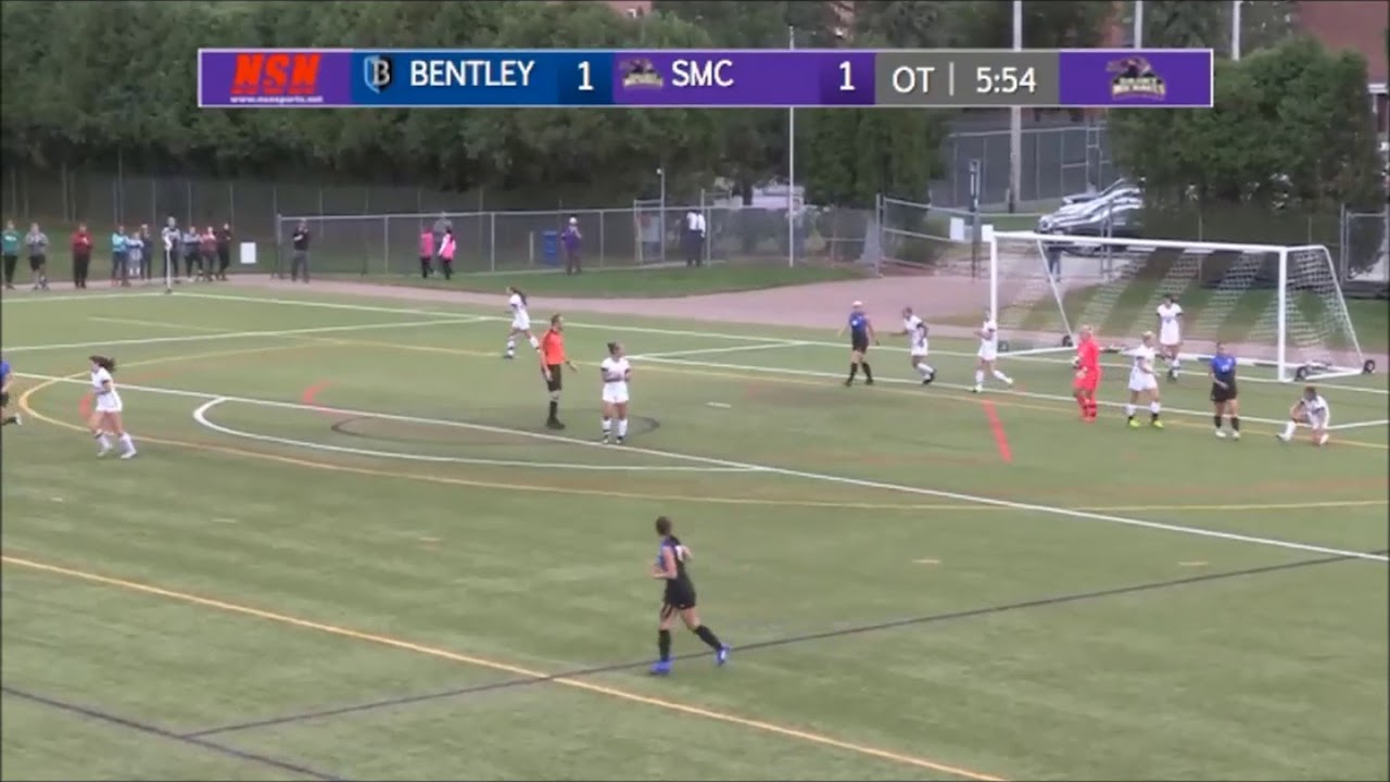 Women's Soccer Draws Bentley (9/29/18) YouTube