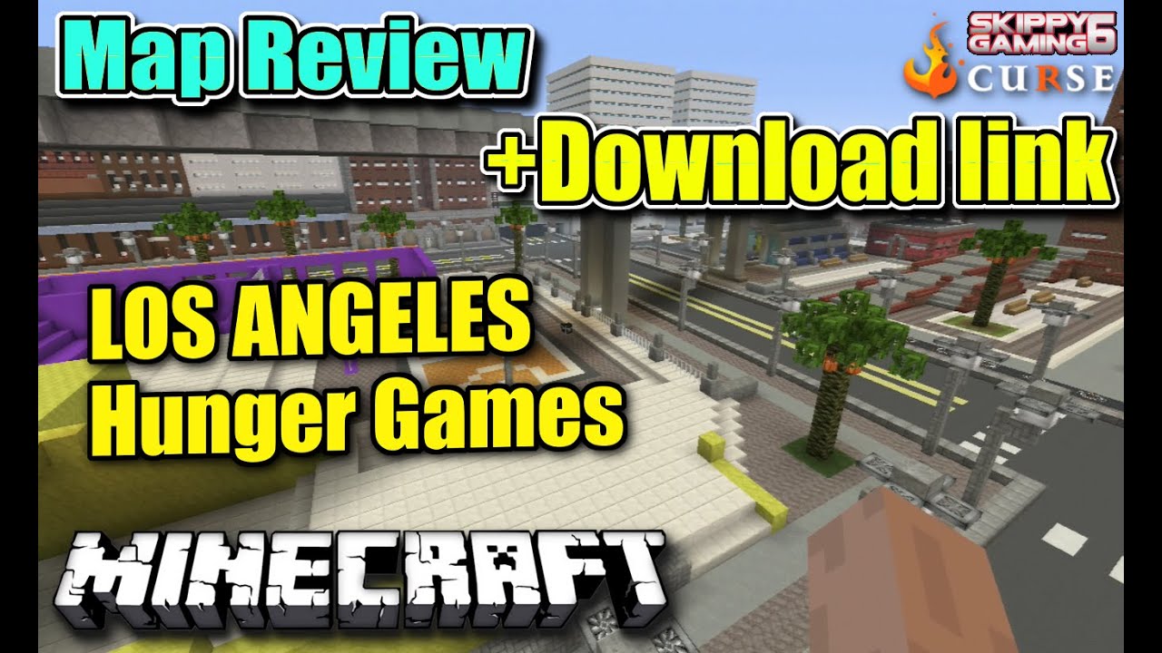MINECRAFT - PS3 - LOS ANGELES HUNGER GAMES - MAP REVIEW + DOWNLOAD LINK ...