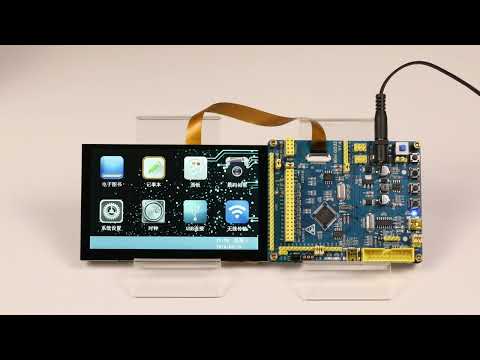 SPI TFT with Touchscreen to our company Micro GD32 core board