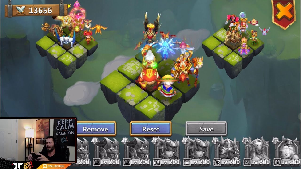 JT's Main Explaining New Lost Battlefield Teams NEW HEROES Castle Clash