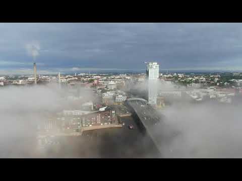 Sumu peitti osan Helsinkiä                  Flight in the fog