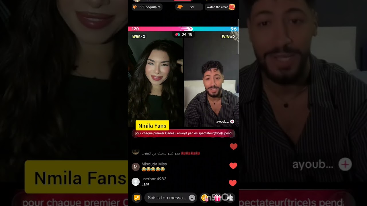 و أخيرا لايف كيوت بين أيوب و يسر #قسمة_ونصيب اختلاف لهجات و غيرة 💥