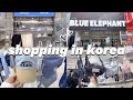 shopping in korea vlog 🇰🇷 spring fashion haul 🛍️ blue elephant, emis, matin kim, mimiline