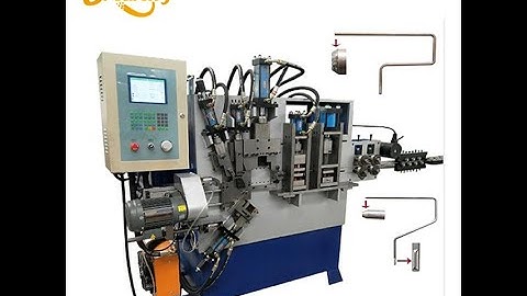 paint roller handle making machine with chamfering and threading function