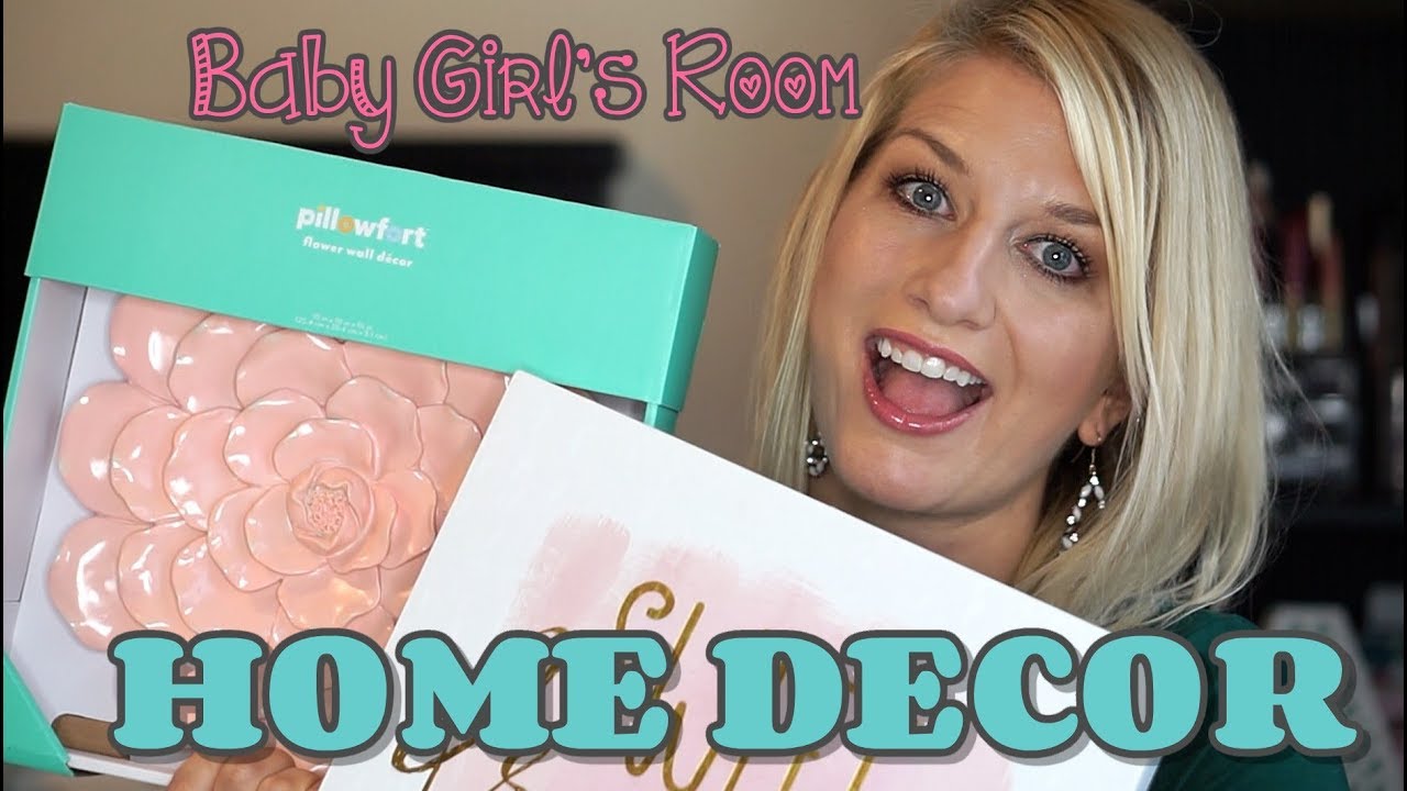 Home Decor | Pink and Gold Bedroom Decor For Little Miss