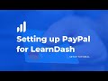 Setting up PayPal for LearnDash