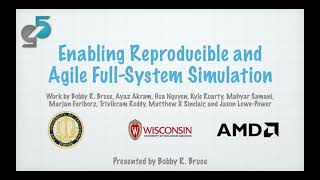 Enabling reproducible and agile full-system simulation