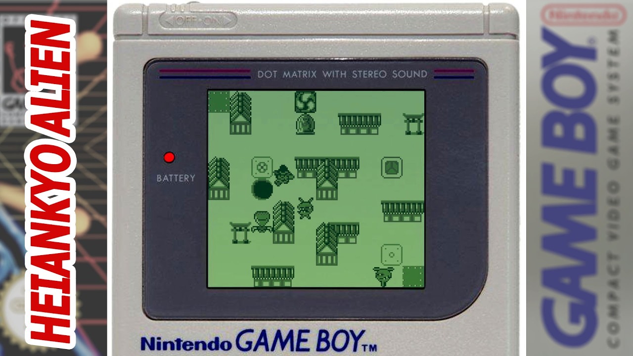 HEIANKYO ALIEN (Game Boy) Gameplay Shortplay - YouTube