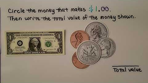 2nd Grade Math 7.6, Amounts Greater Than $1