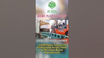 JUXIN 18MM WHITE PVC FOAM BOARD LOADING CONTAINER