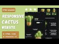 Responsive Cactus Website Using HTML CSS &amp; JavaScript