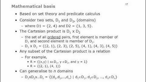 Uea Database Systems Lecture 3