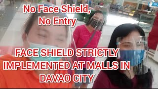 FACE SHIELD STRICTLY IMPLEMENTED AT MALLS IN DAVAO CITY + FAILED TO BUY LAPTOP/TRIP NI EVE