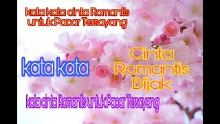 Kata Kata Cinta Romantis untuk pacar tersayang