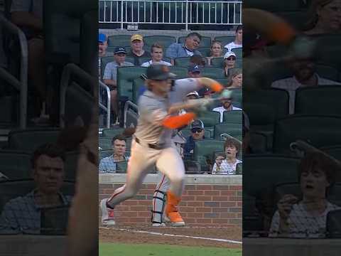 Jonah Cox executes a PERFECT push bunt